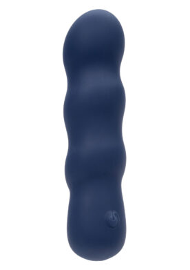 Satin Swirl G Vibrator - BLUE