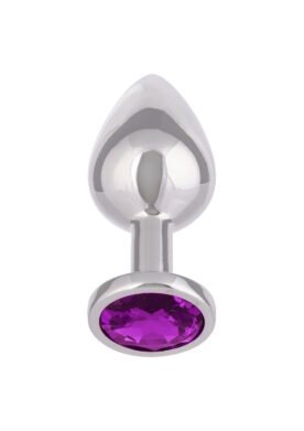 Jewel Large Amethyst Plug - PURPLE