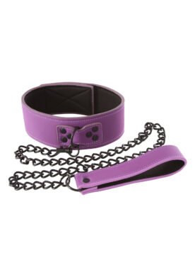 Lust Bondage Collar - PURPLE