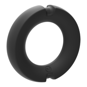 The Paradox - Silicone/Metal Cock Ring - 35mm - Black