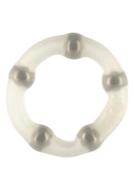 Robotic Beaded Cockring - CLEAR