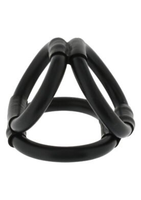 Tri Ring Cock Cage - BLACK