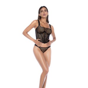 Mesh Two Piece Set - L/XL - Black