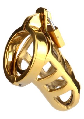Brutal Chastity Cage Gold