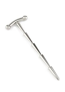 Smooth Cum Rattle Penis Plug - SILVER