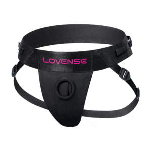 Strapless Harness for Lapis Dual Ended Vibrating Strap-on- Black/Pink
