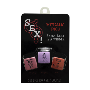 Sex! Metallic Set of Foreplay and Sexplay Dices