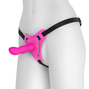 Snapper - Strap-on Harness with Dildo - Pink