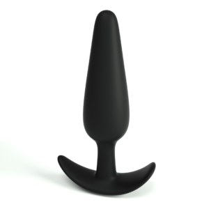Tic - Silicone Anal Plug - Small - Black