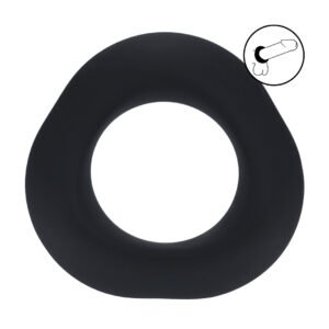 Ergo Liquid Silicone Cockring - Black