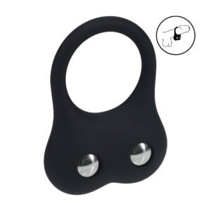 Silicone Training Cockring - M - Black