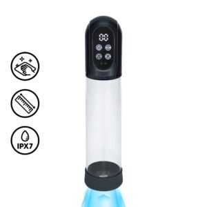 Engage - Automatic Waterproof Penis Pump and Masturbator - Gun Metal