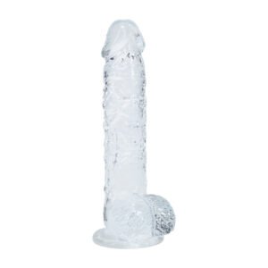 Realistic Dildo with Balls - 5 / 12,7 cm - Transparent