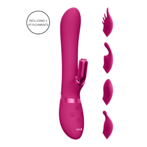 Chou - G-Spot Rabbit  Clitoral Stimulator - Pink