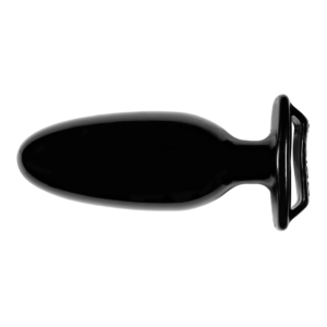 Finger Grip Plug #4 - Butt Plug with Finger Grip - Black