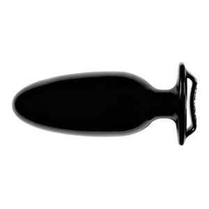 Finger Grip Plug #5 - Butt Plug with Finger Grip - Black