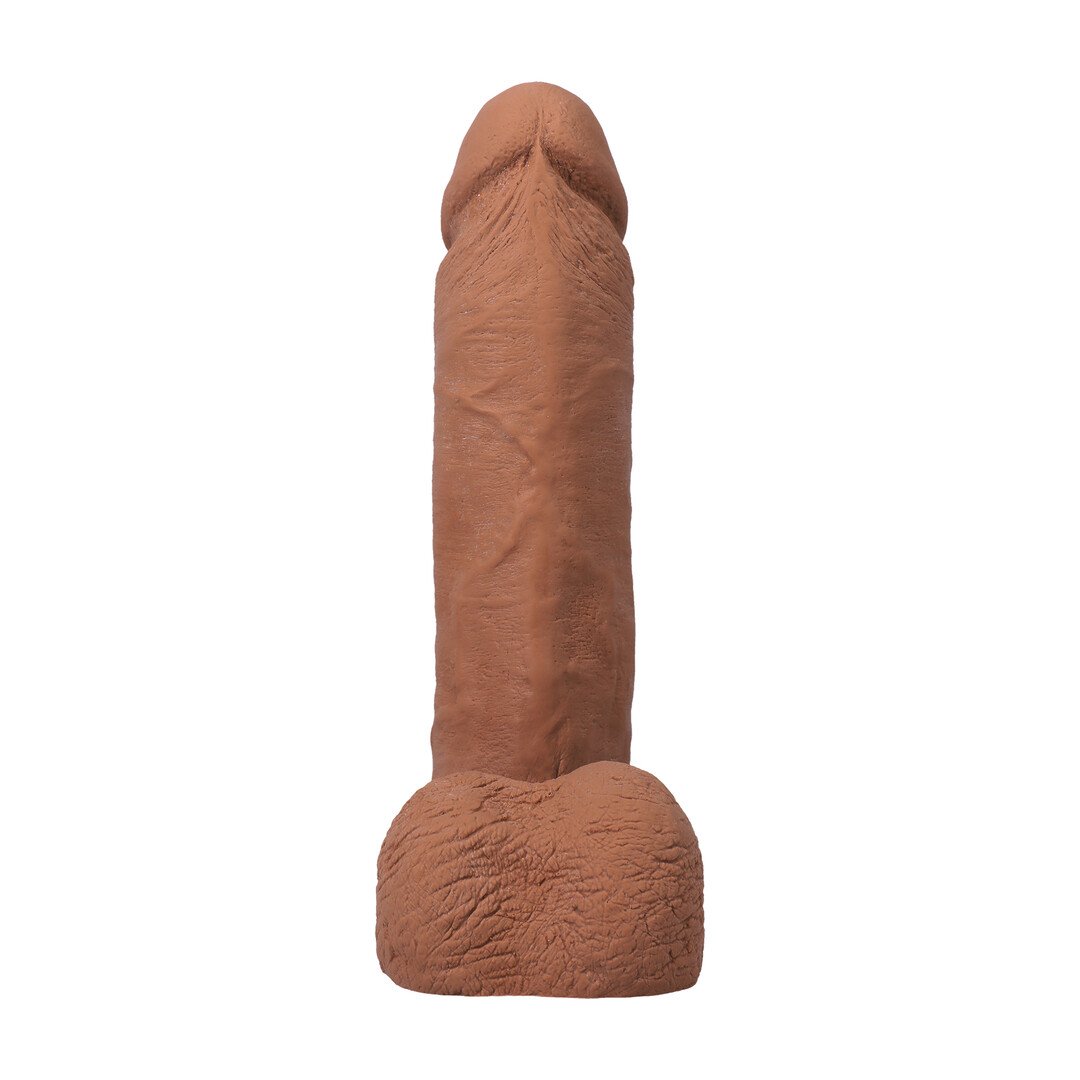 Realistic Cock with Balls - Removable Vac-U-Lock Suction Cup - ULTRASKYN - 8 / 21 cm - Caramel 5