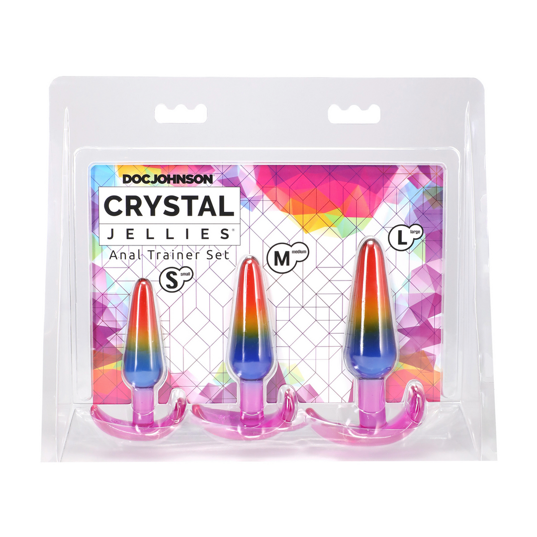 Anal Trainer Set - S/M/L - Rainbow 2