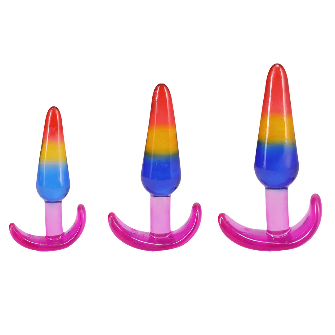 Anal Trainer Set - S/M/L - Rainbow 1