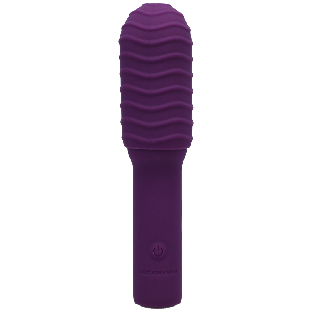 Elite - Mini Vibrator with Interchangeable Attachment - 4 / 10 cm 1