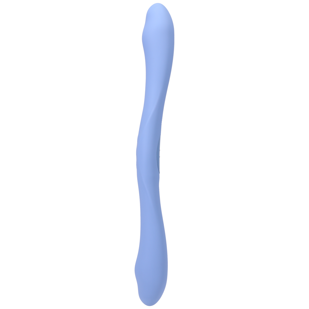 Duet - Double Ended Vibrator with Wireless Remote - Periwinkle 3