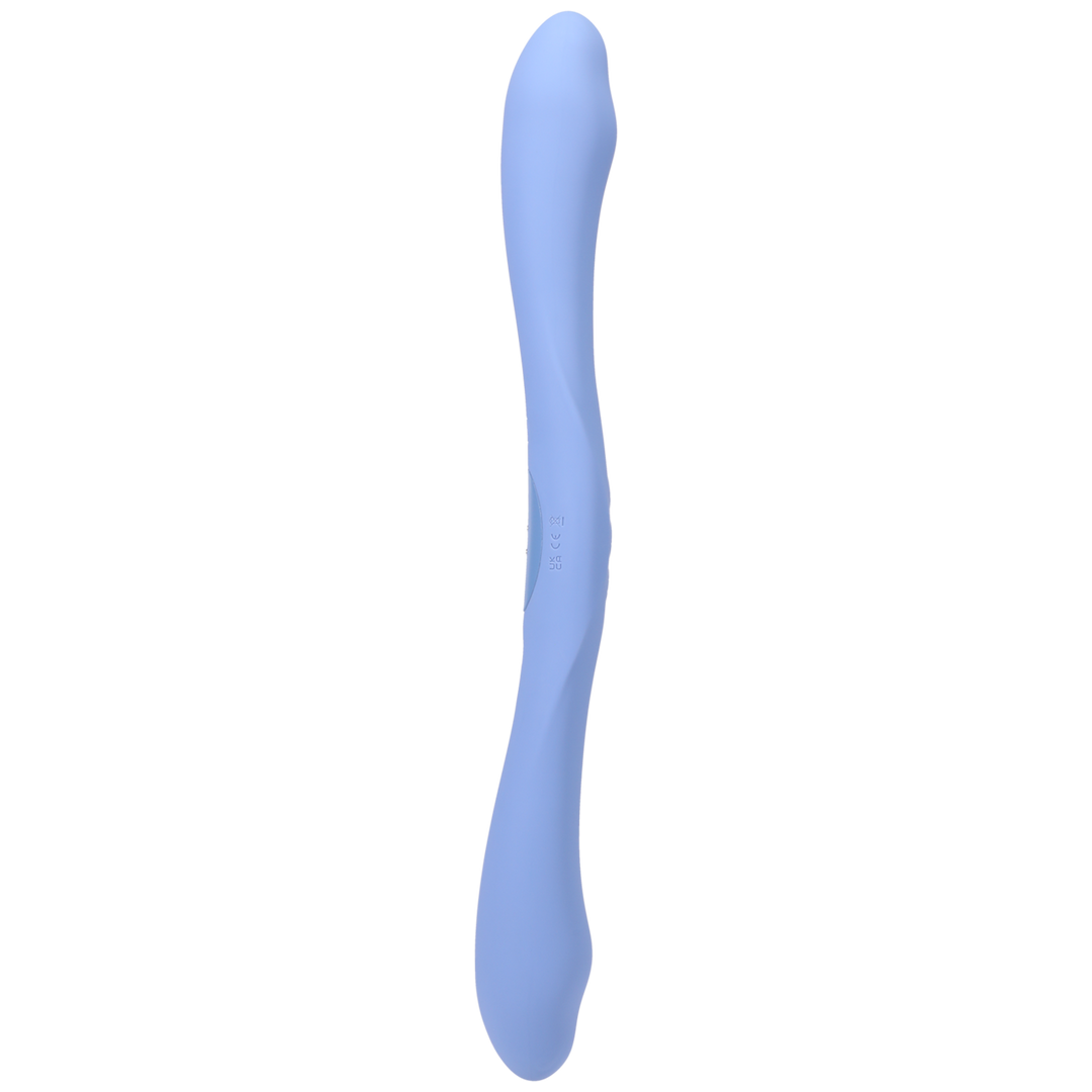 Duet - Double Ended Vibrator with Wireless Remote - Periwinkle 4