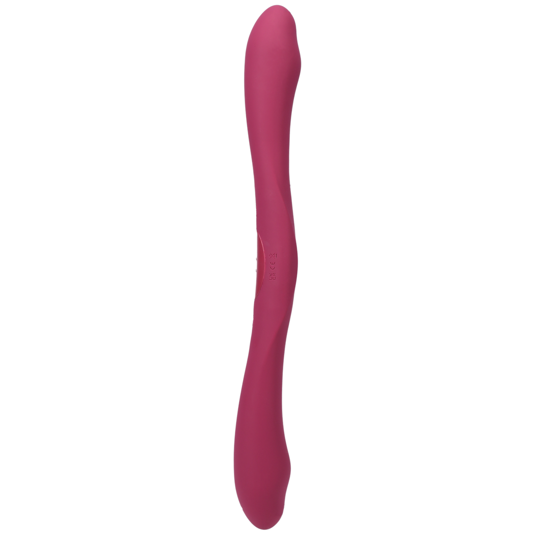 Duet - Double Ended Vibrator with Wireless Remote - Berry 4