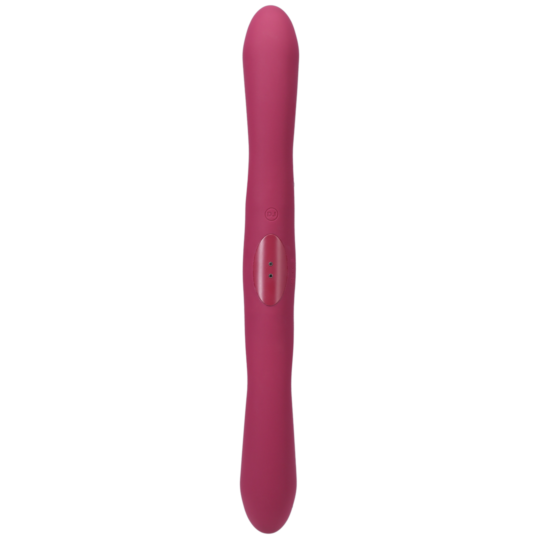 Duet - Double Ended Vibrator with Wireless Remote - Berry 5