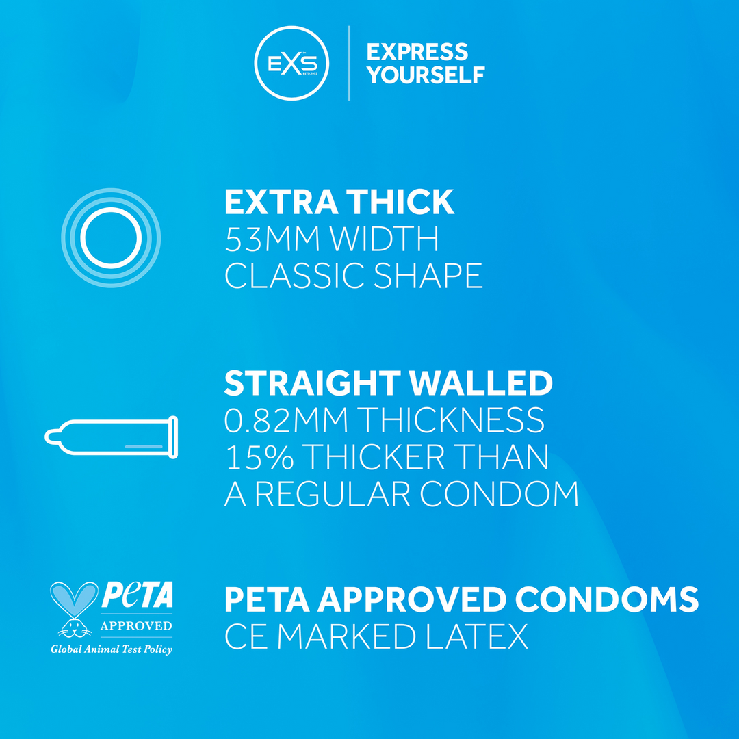 EXS Extra Thick - Condoms - 100 Pieces 4