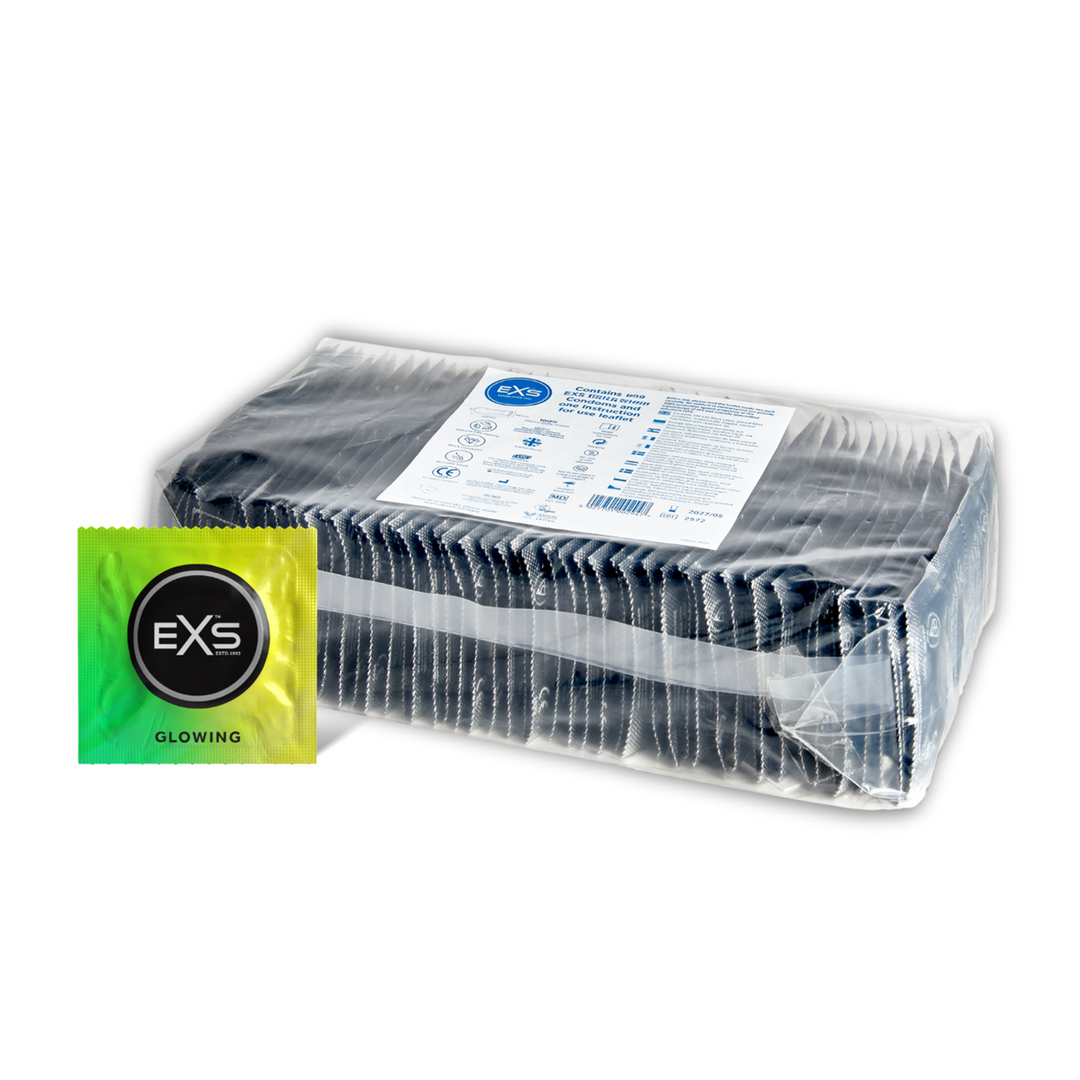 EXS Glowing - Condoms - 100 Pieces 1