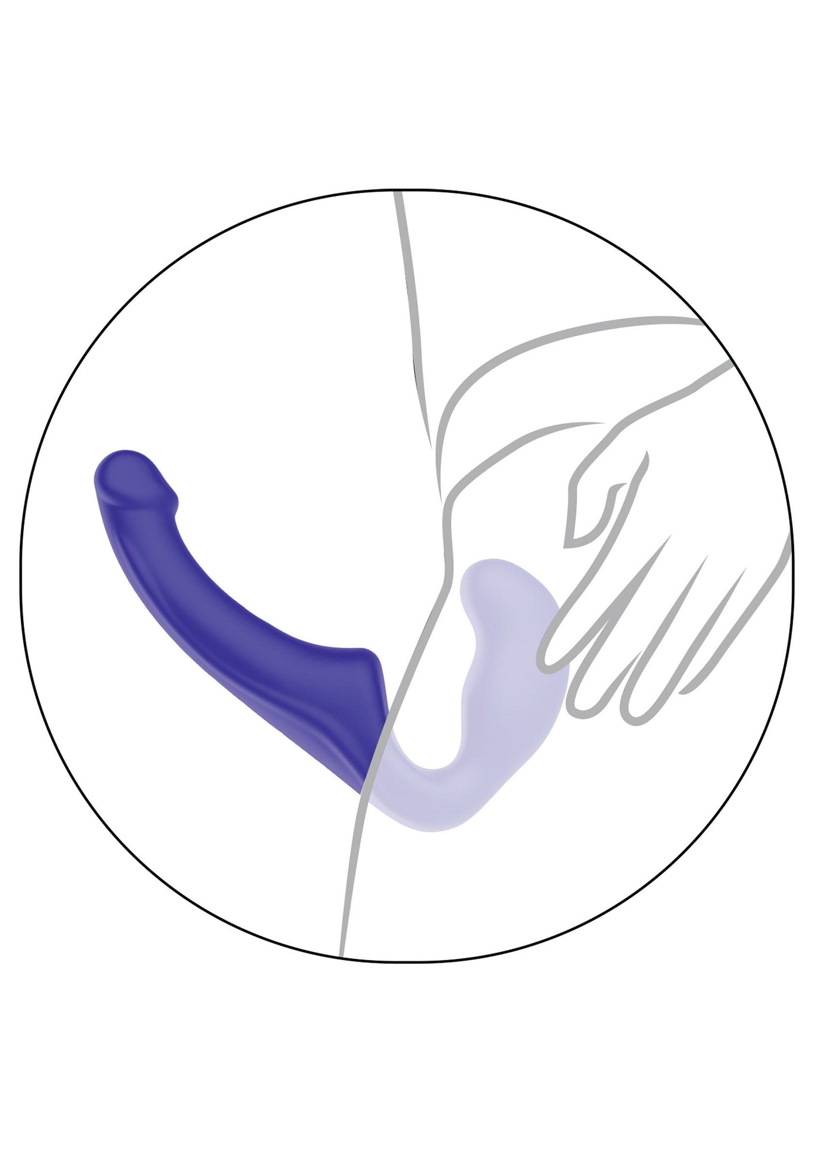 Strapless Strap-on Silicone 23 cm 2