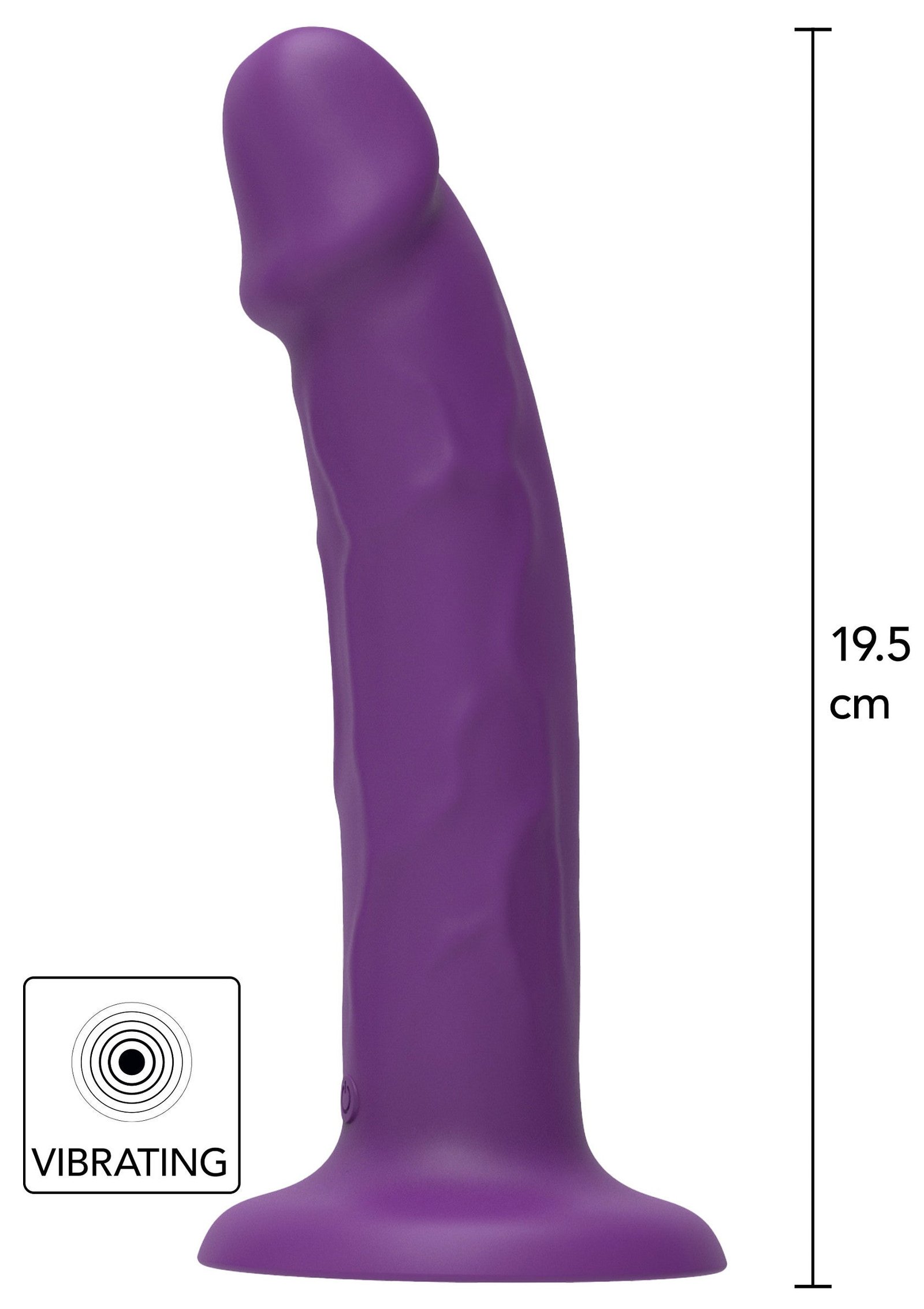 Harness Dong Vibrating Silicone 19.5 cm 2