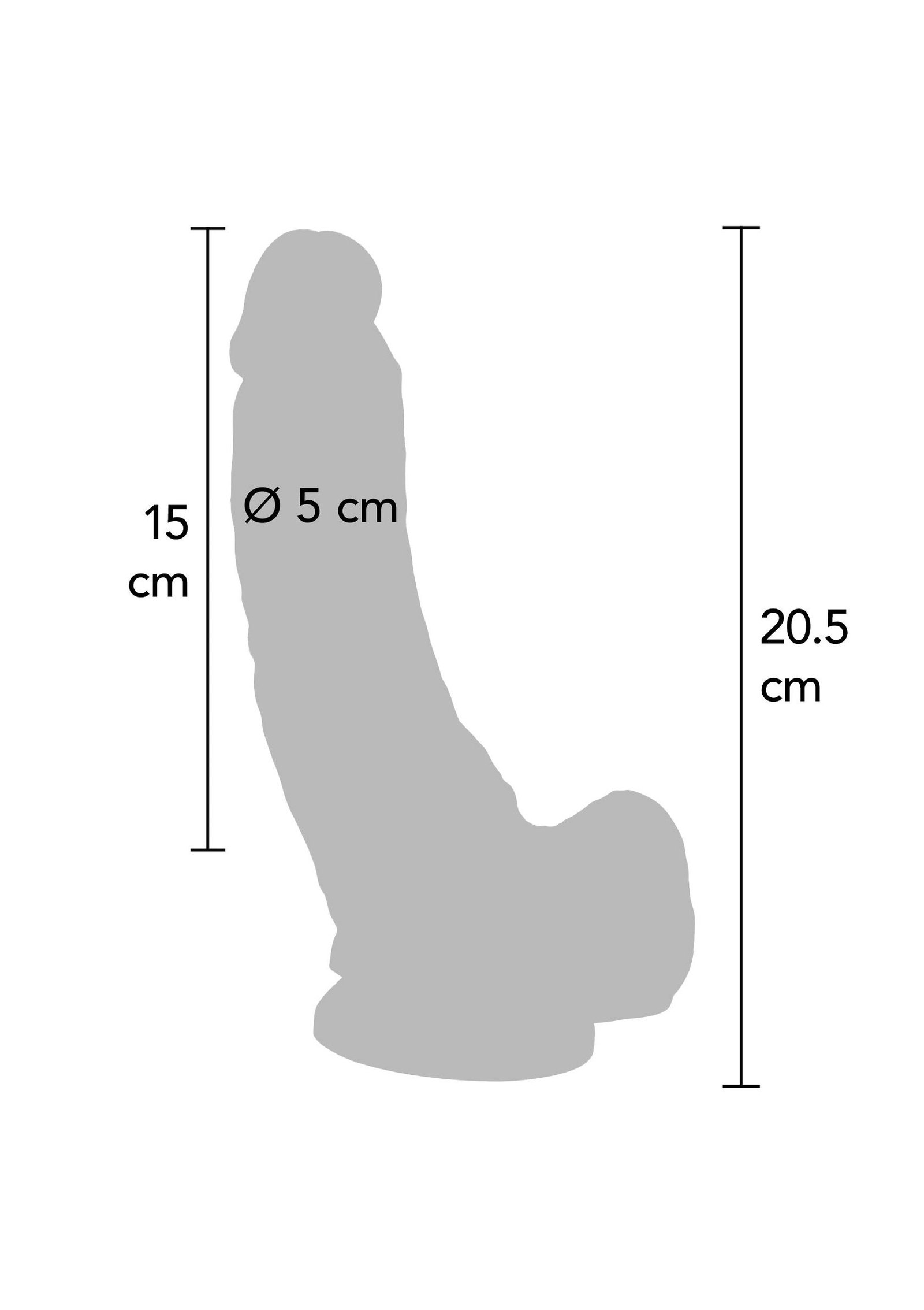 Dildo PVC 20.5 cm 2