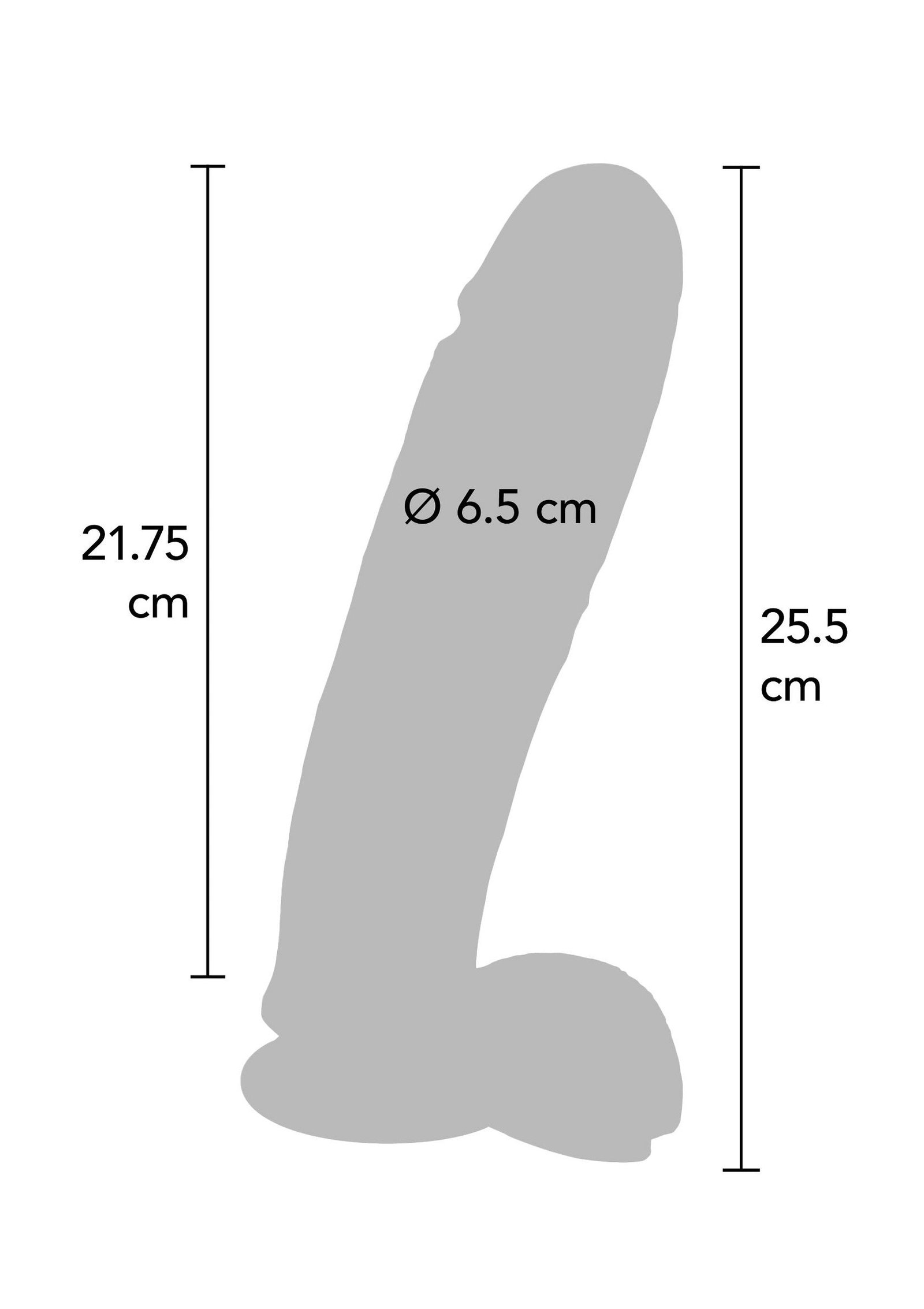 Dildo PVC 25.5 cm 3