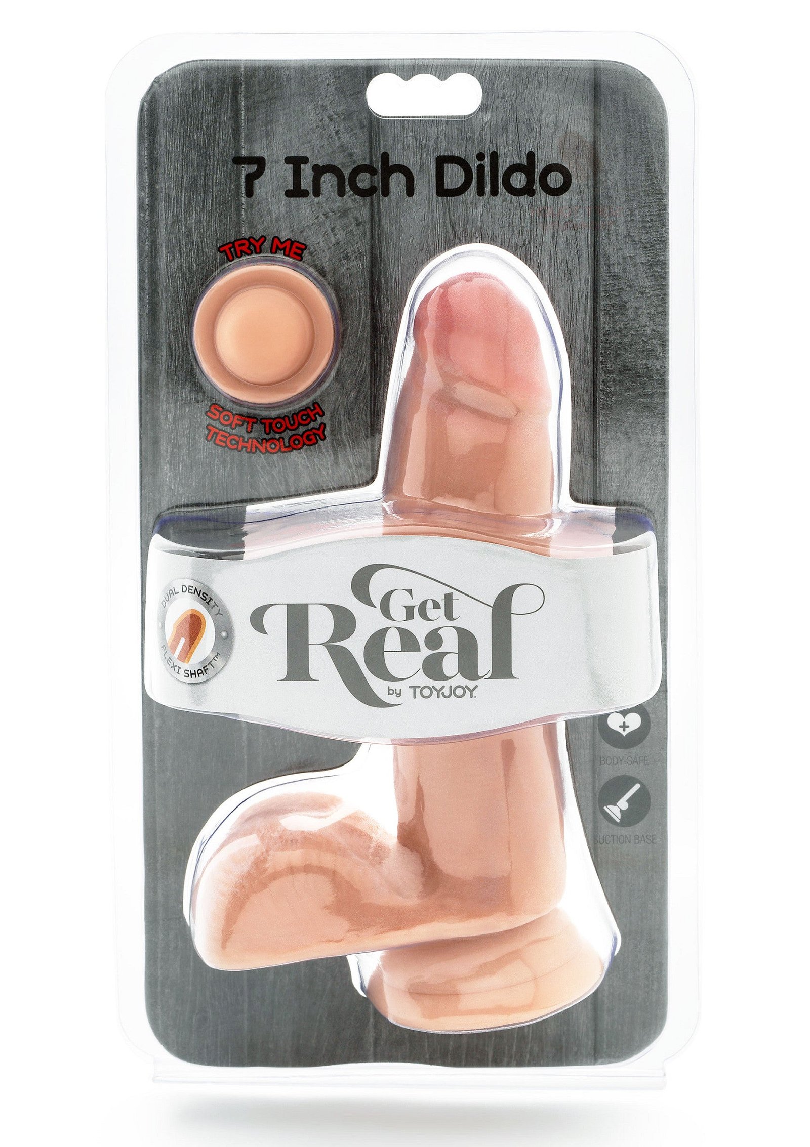 Dual Density Dildo TPE 18 cm 3