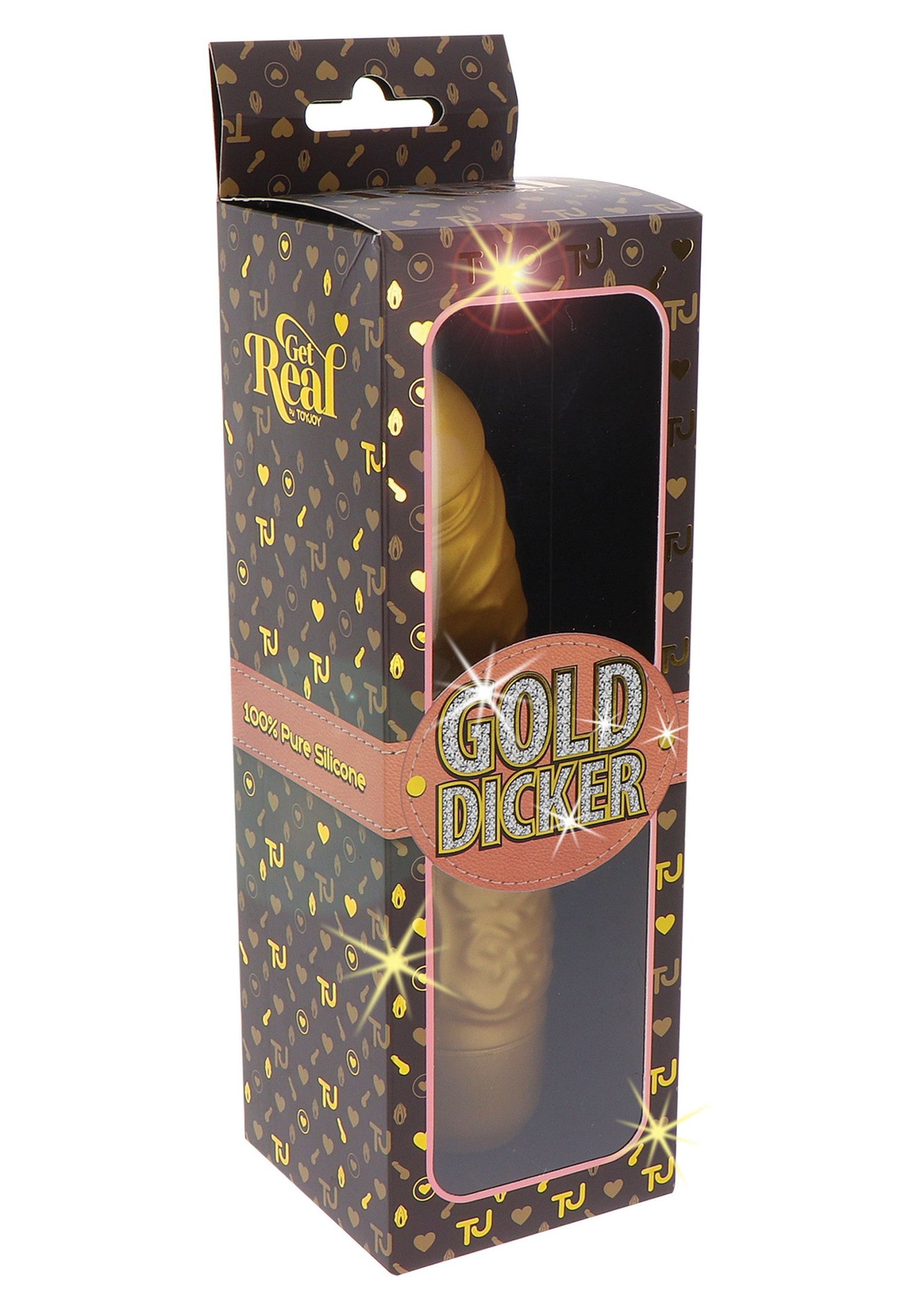 Gold Dicker Original Vibrator 20 cm 3