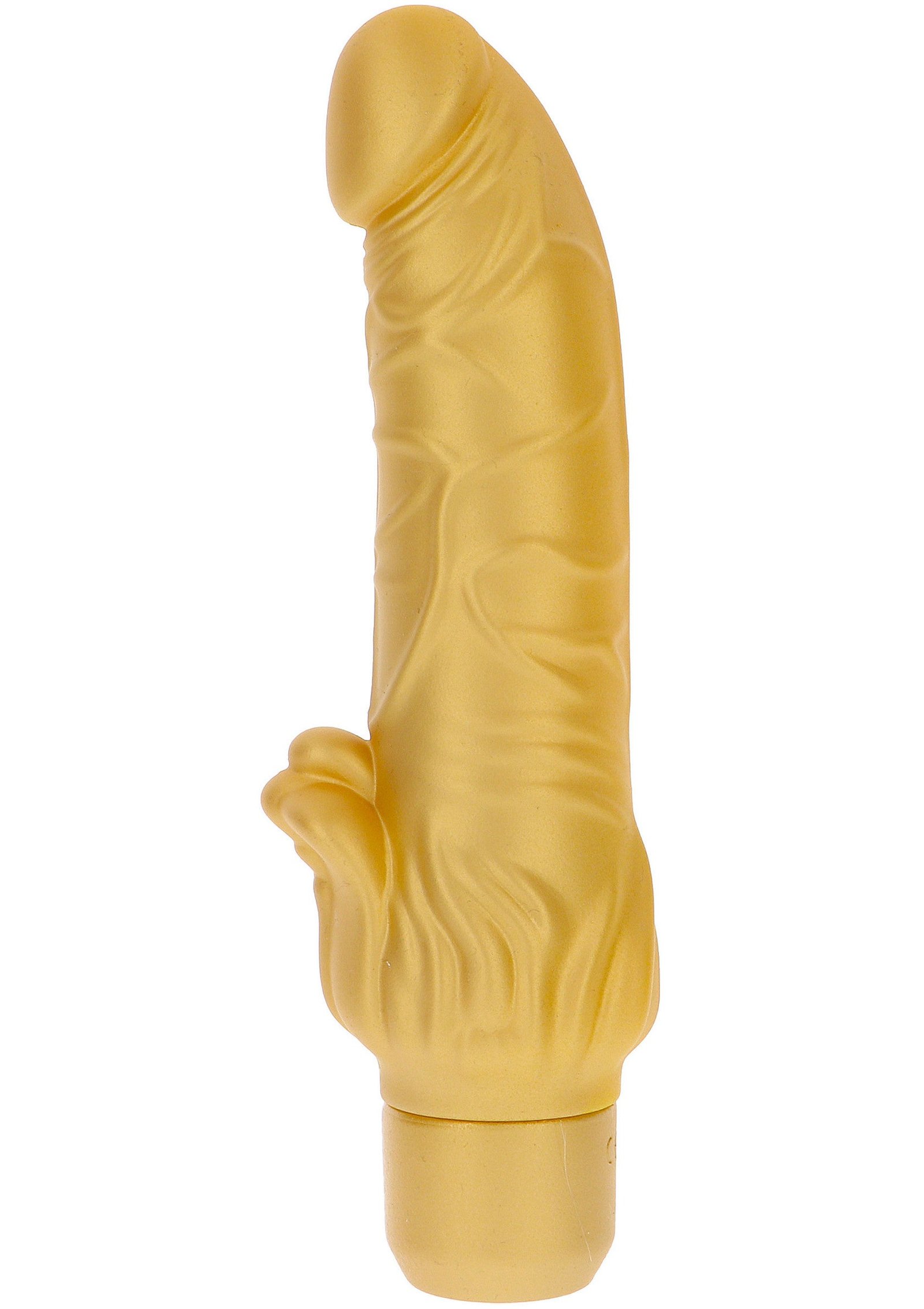 Gold Dicker Stim Vibrator 22 cm 1