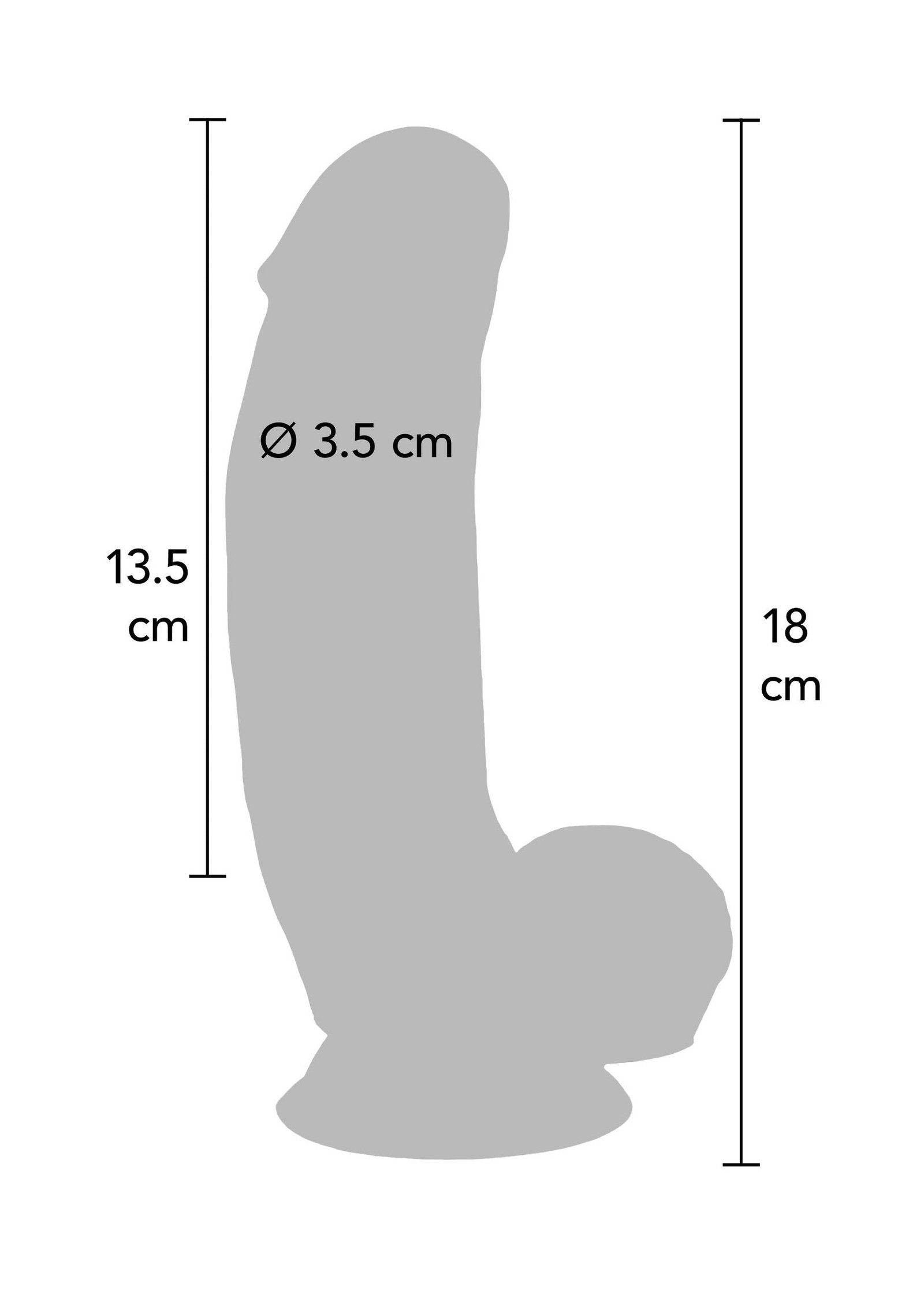 Dildo Silicone 18 cm 2