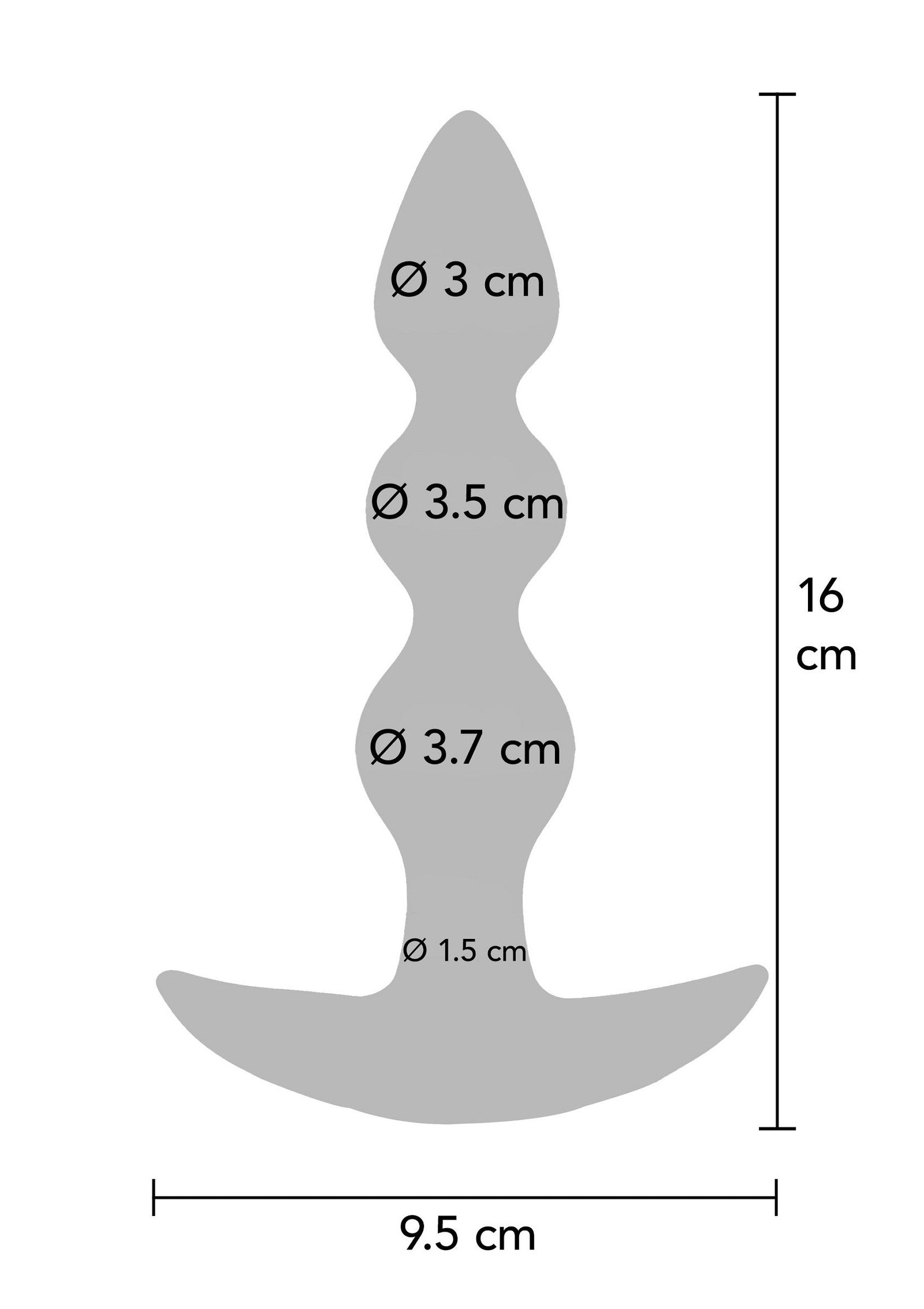 The Bold Beaded Vibrating Anal Plug 4