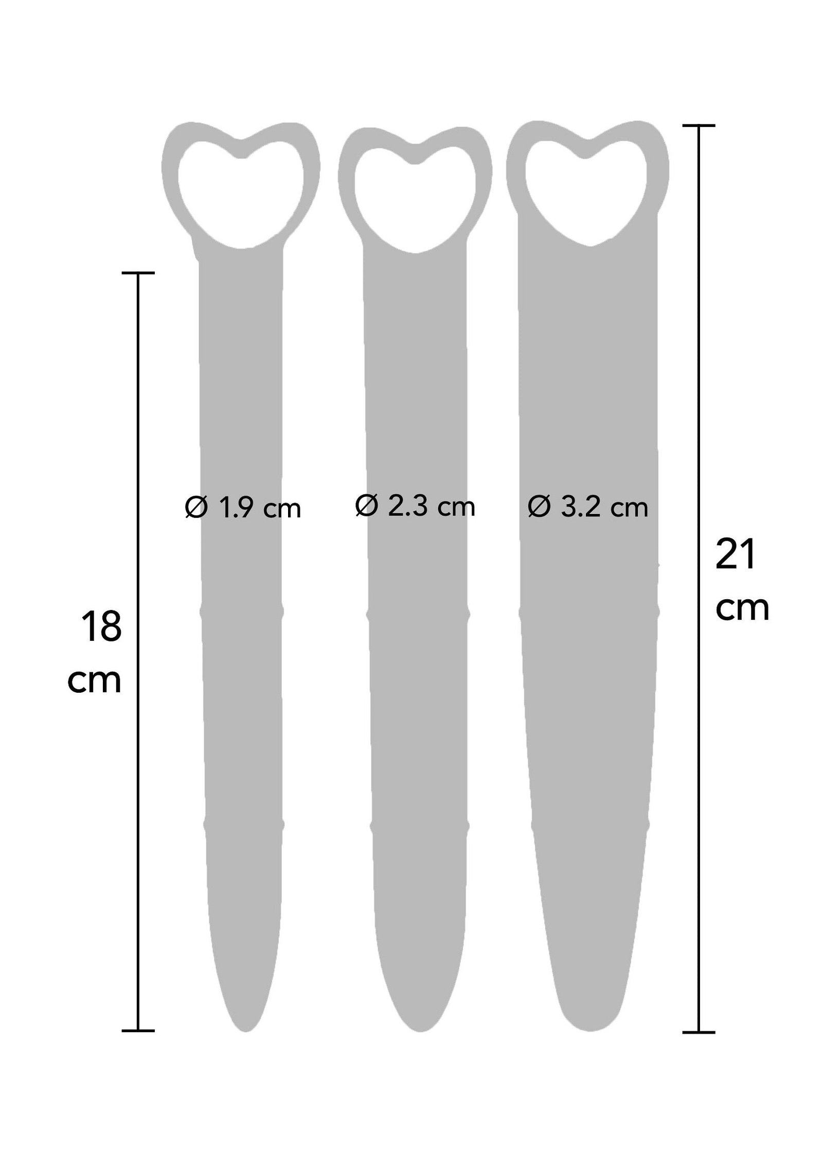 Silicone Vaginal Dilators 3pcs 2