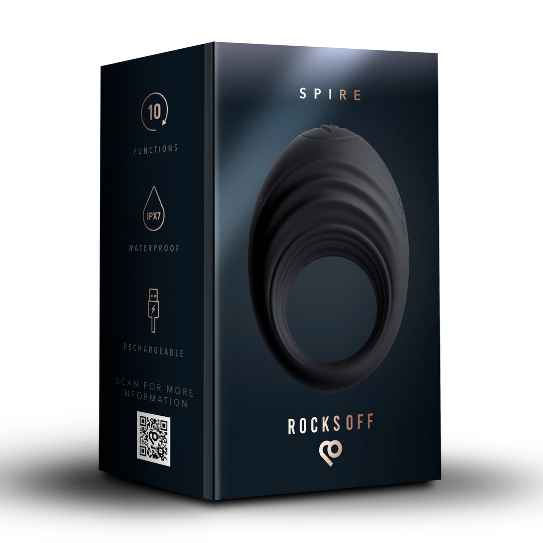 Spire - Vibrating Cockring - Black 2