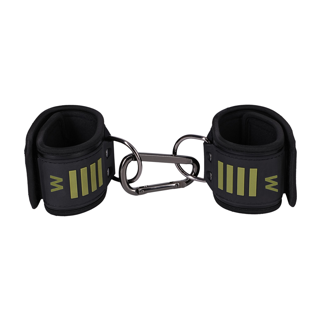 Tactical Wrist Cuffs - Black/Green 4