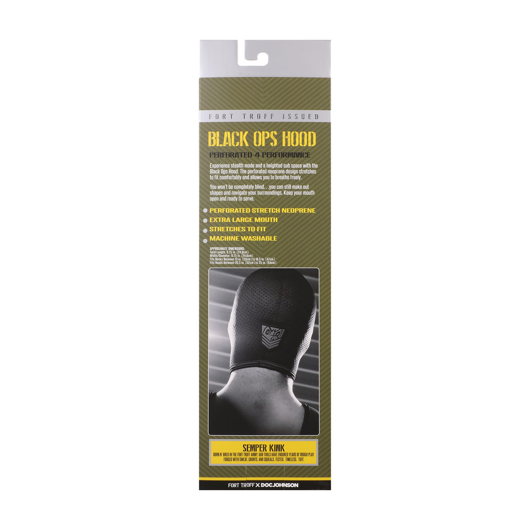 Black Ops Hood - Regular - Black 3