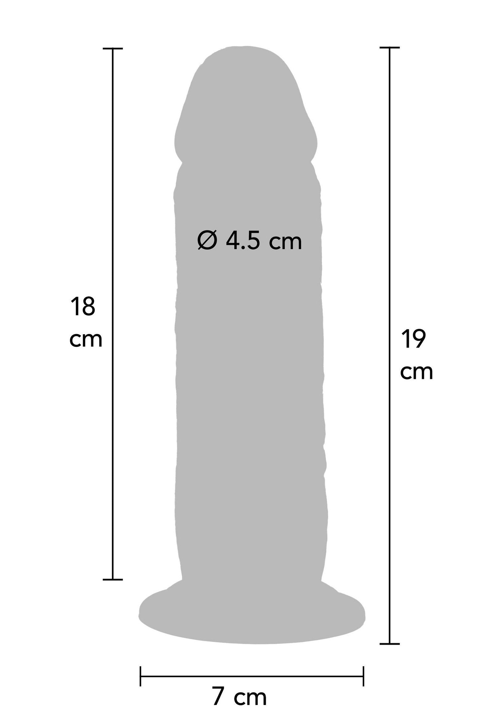 Foreskin Dong Silicone 19 cm 2