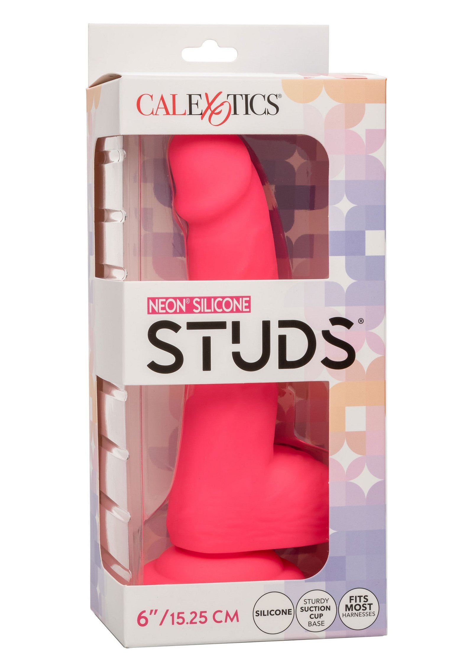 Neon Silicone Studs 6 inch 6