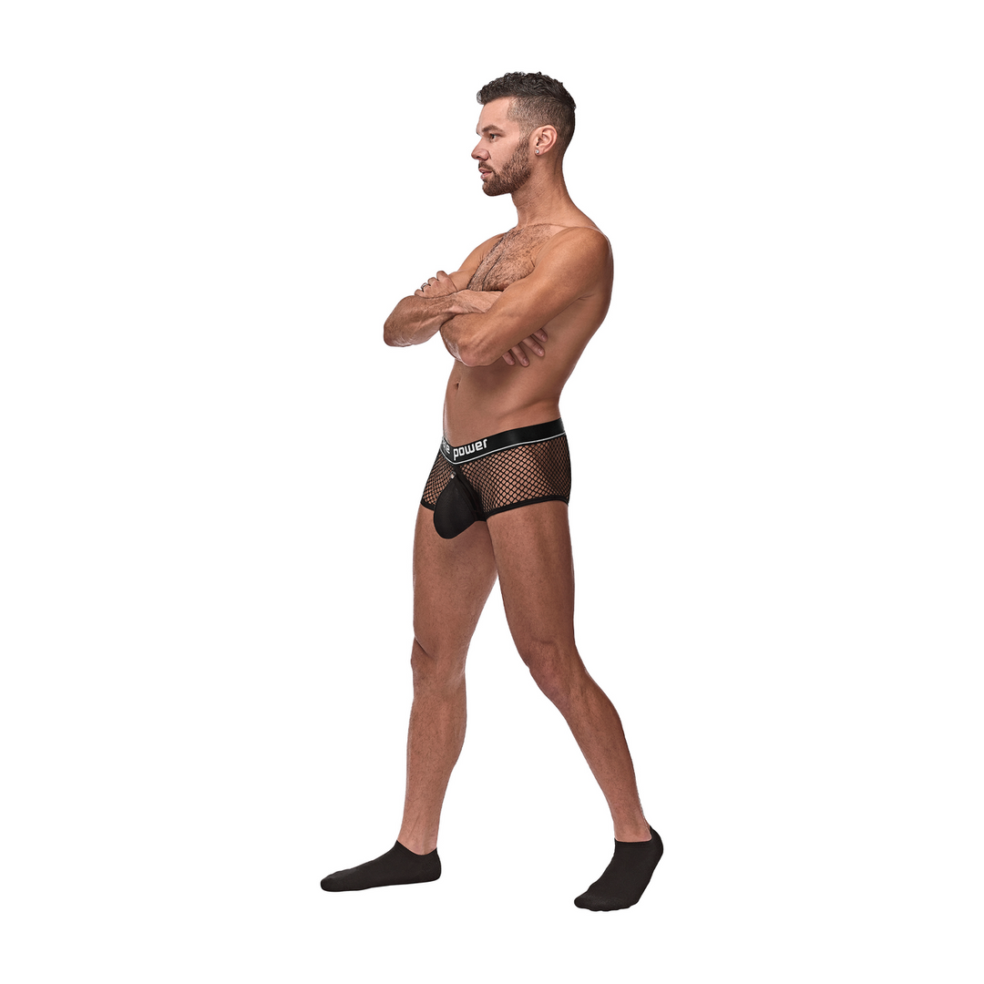 Mini Cock Ring Short with Red Cockring - S - Black 4