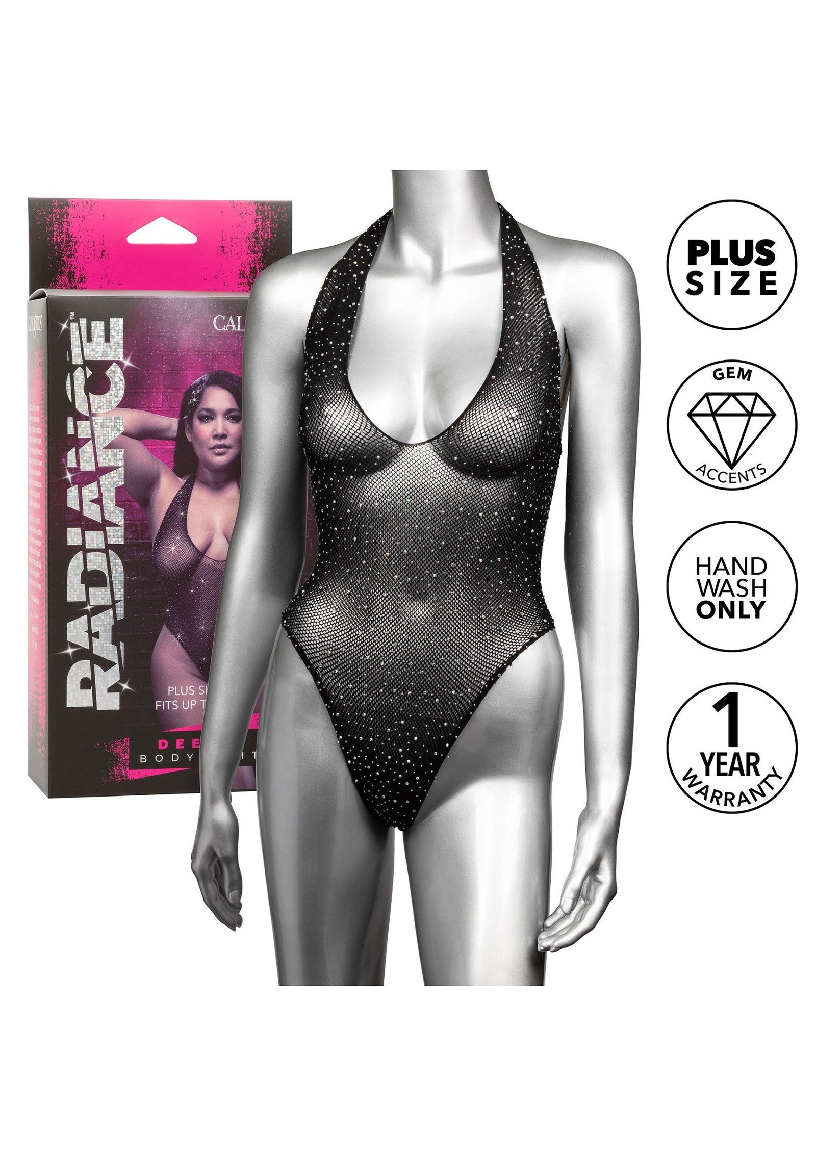 Deep V Bodysuit Plus 6
