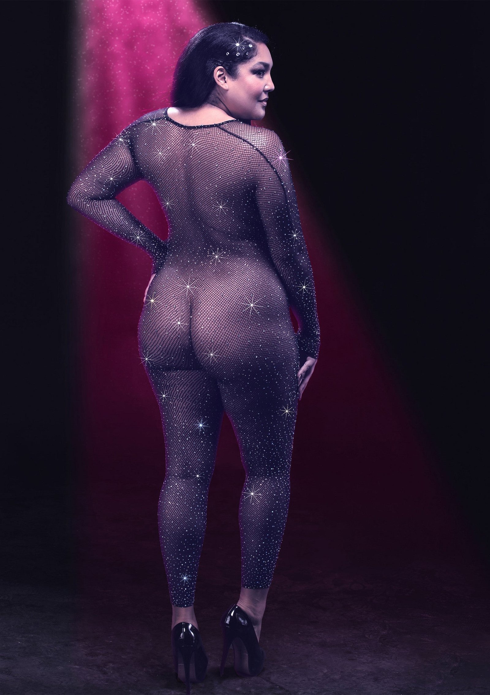 Crotchless Bodystocking Plus 5