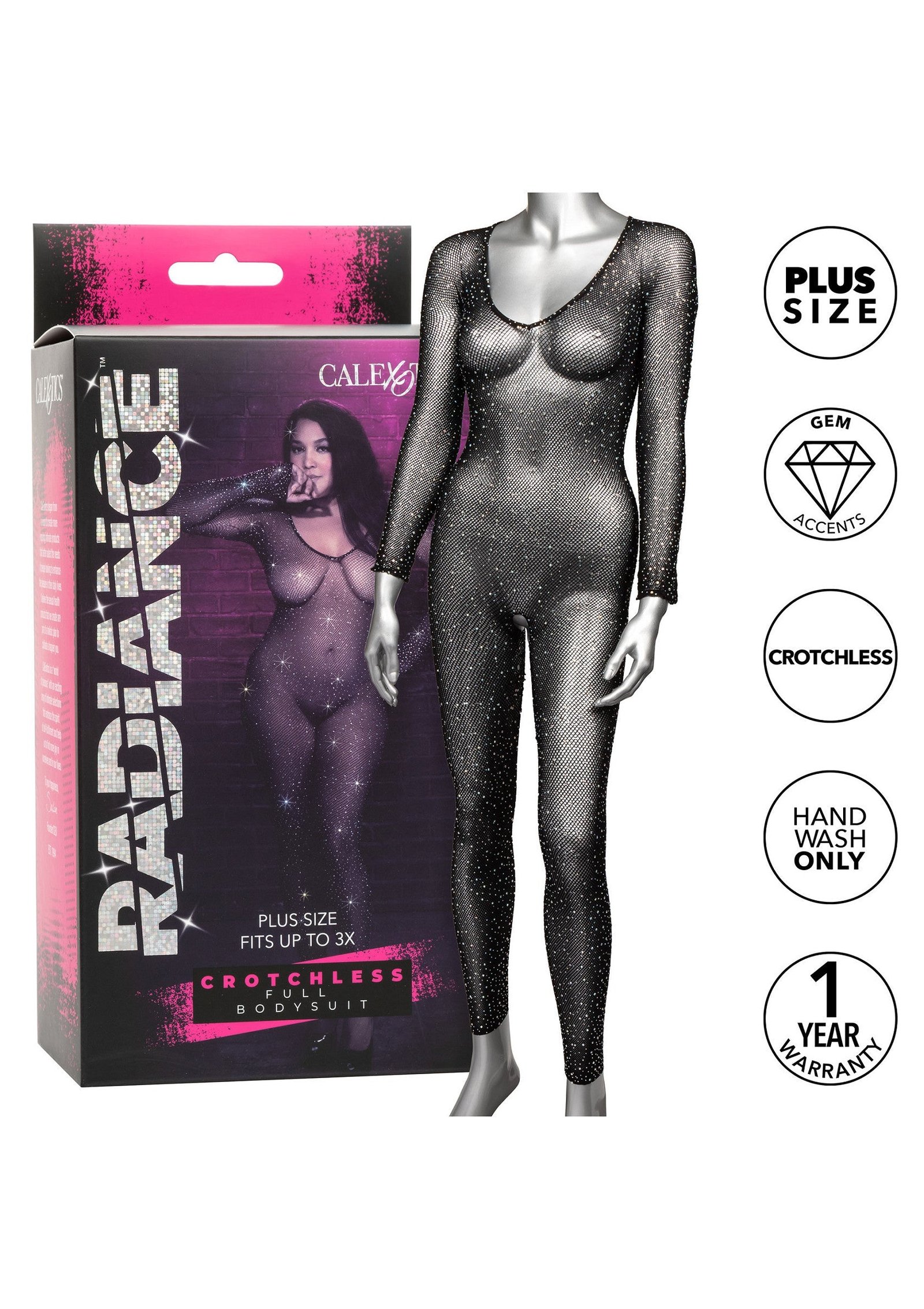 Crotchless Bodystocking Plus 6