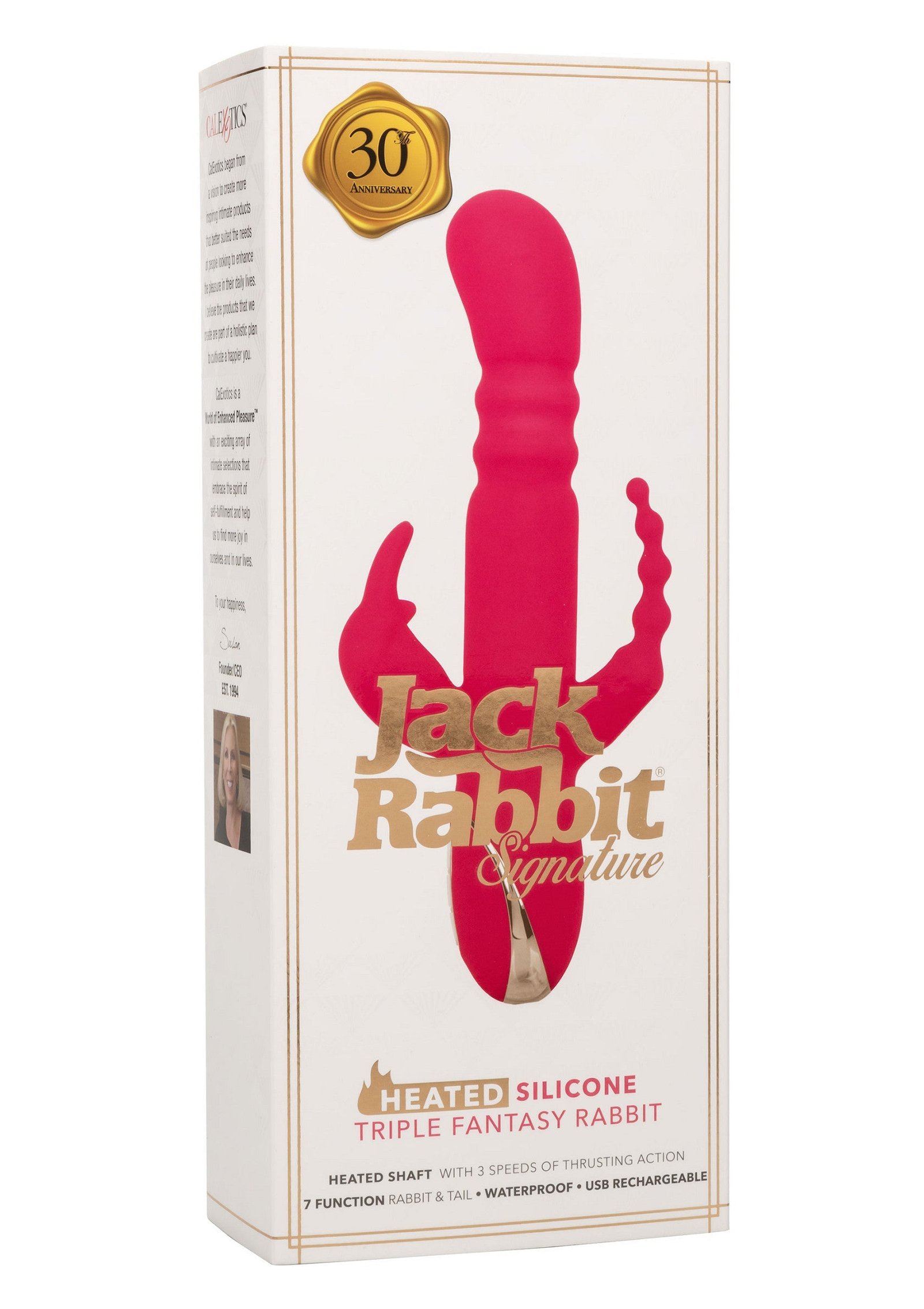 Heated Silicone Triple Rabbit 3